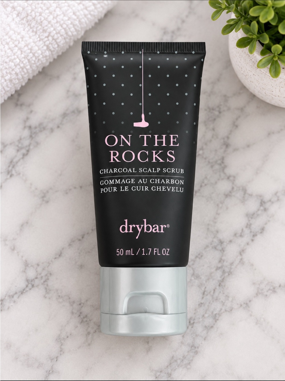 🔅5/$20 Drybar On The Rocks Charcoal Scalp Scrub 1.7 oz Detox Exfoliating